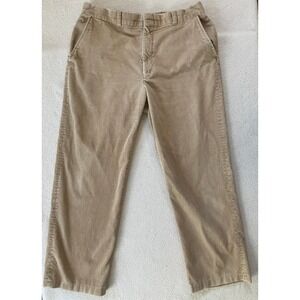 Made in USA  Vintage Wrangler 36 Medium Corduroy Pants Tan Straight Leg Beige
